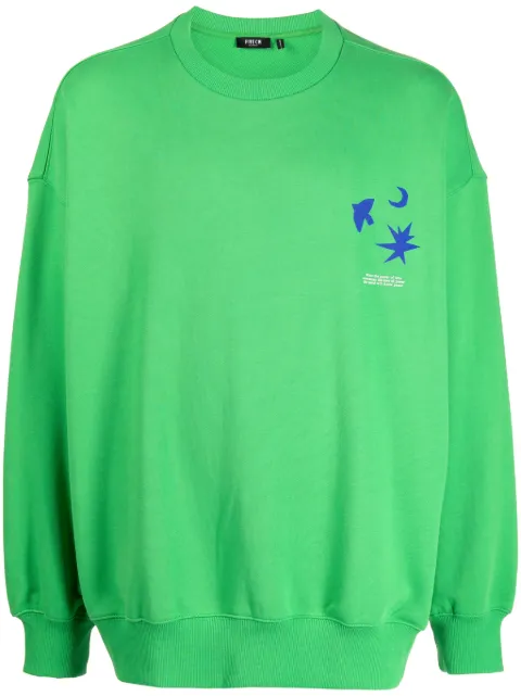 FIVE CM graphic-print cotton sweatshirt