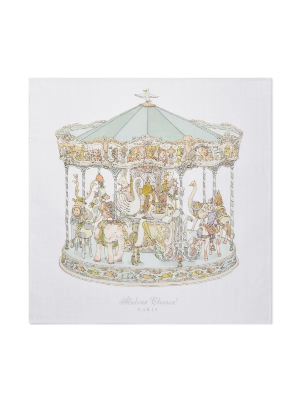 Atelier Choux Carousel ブランケット | ホワイト | FARFETCH JP