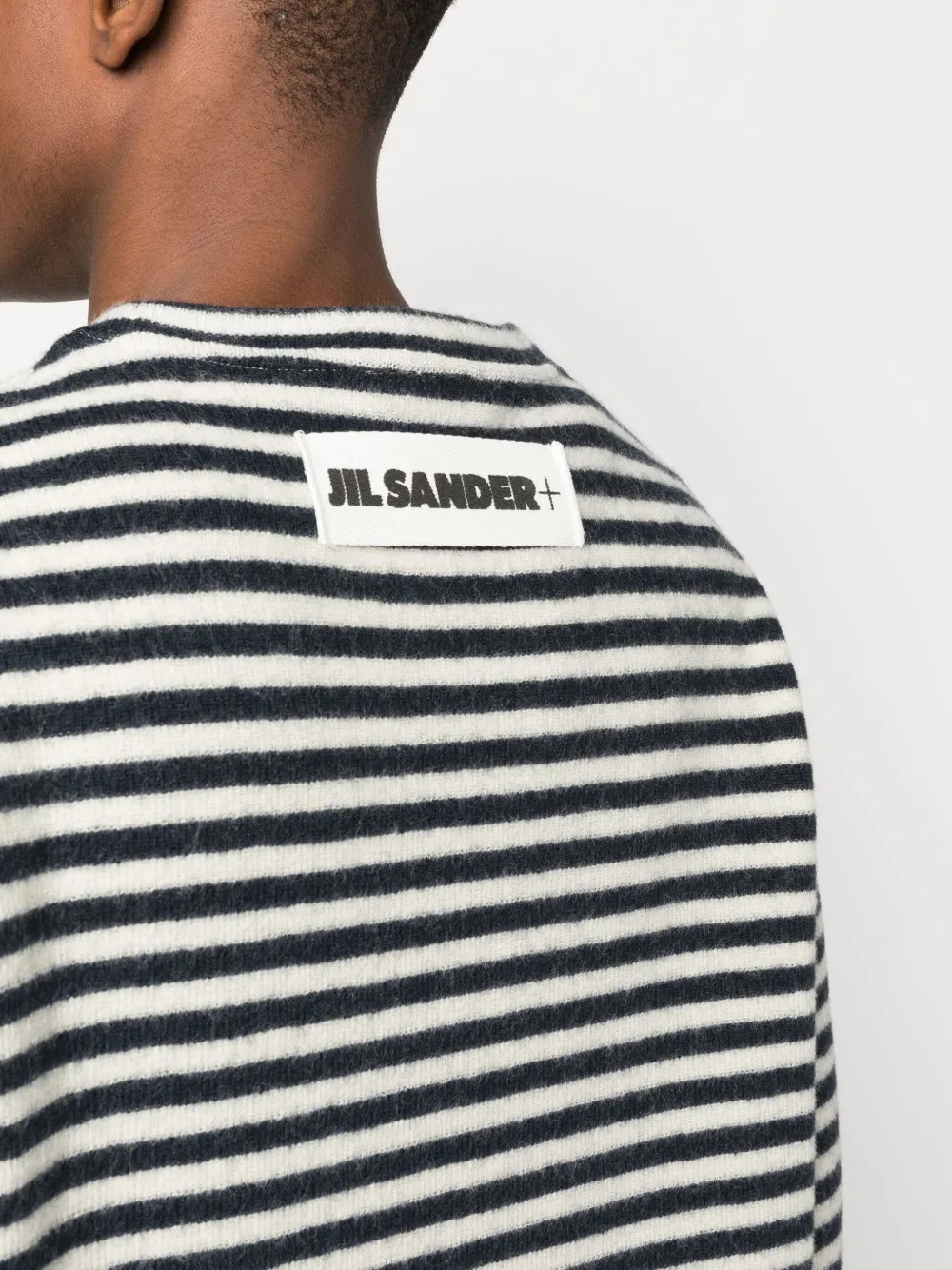 Jil Sander Gestreepte trui Wit