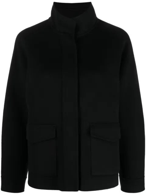 Arma funnel-neck long-sleeve wool jacket