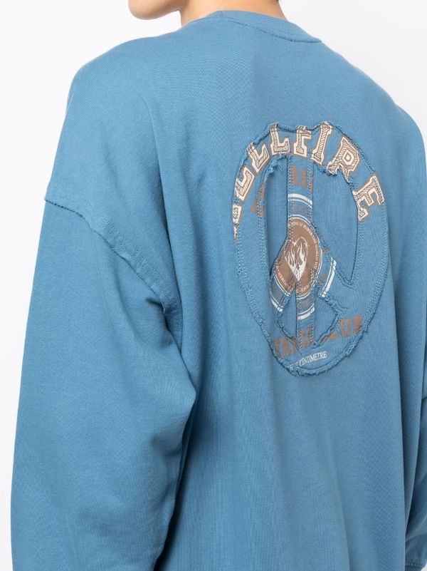 FIVE CM logo-embroidered Cotton Sweatshirt - Farfetch