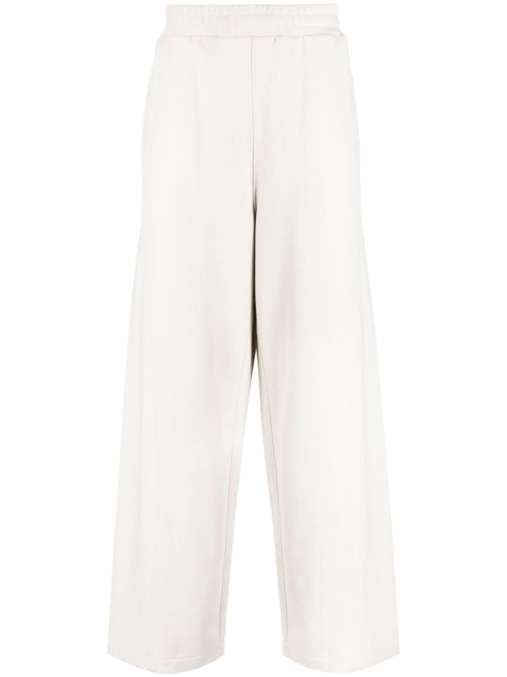 Shop Five Cm Wide-leg Cotton Trousers In Neutrals