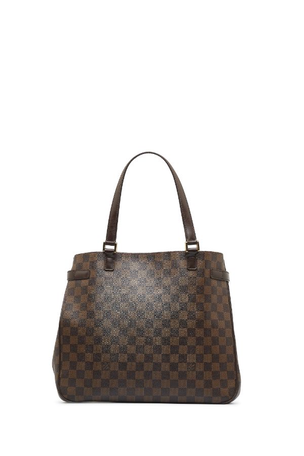 Louis Vuitton Damier Ebene Uzes Tote Shoulder Handbag