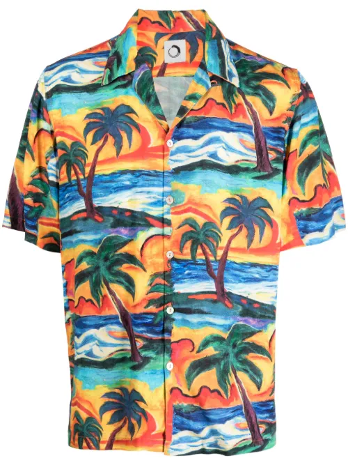 Chemise à imprimé graphique EcoVero - Endless Joy - Modalova