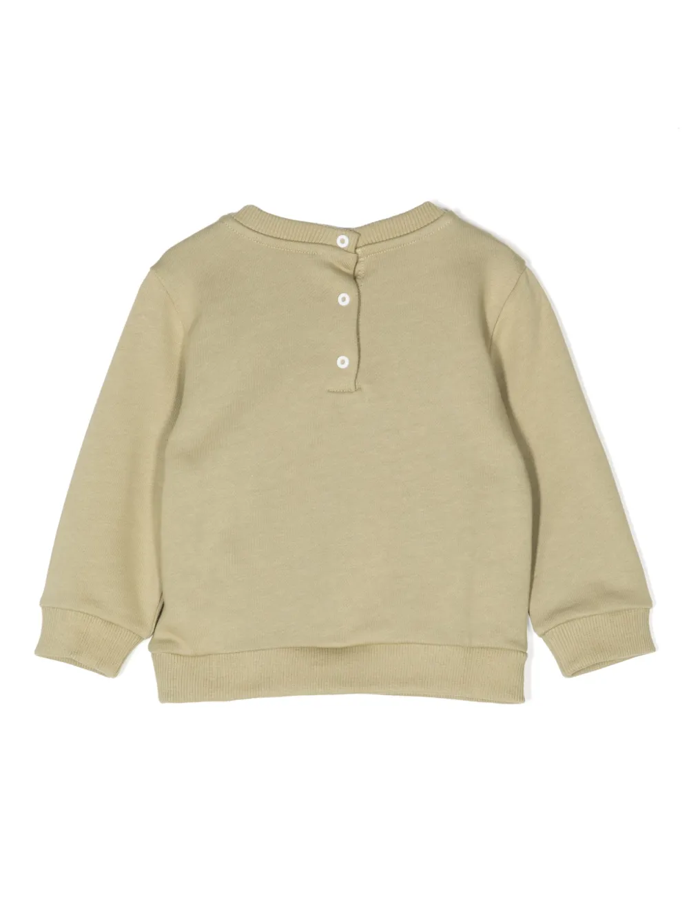 Balmain Kids logo-print cotton sweatshirt - Bruin