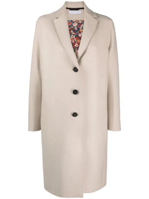 Harris Wharf London wool single-breasted coat