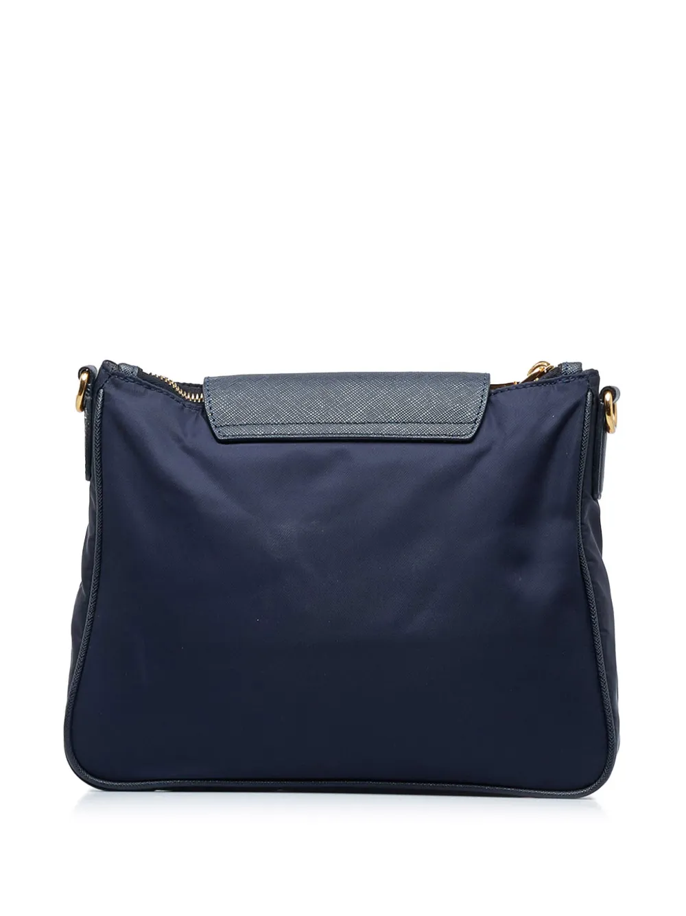 Prada Pre-Owned Tessuto crossbodytas - Blauw