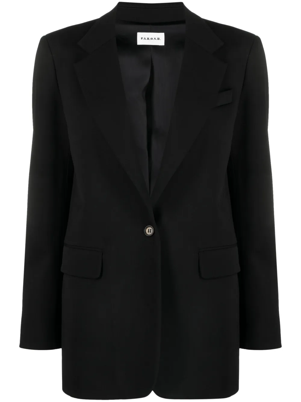 P.A.R.O.S.H. Blazer van scheerwol Zwart