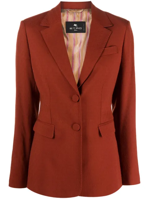ETRO virgin wool-blend jacquard blazer 