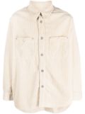 MARANT corduroy cotton silk-blend shirt - Neutrals