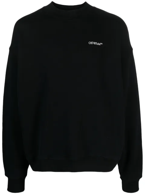 Off-White abstract-print cotton sweatshirt