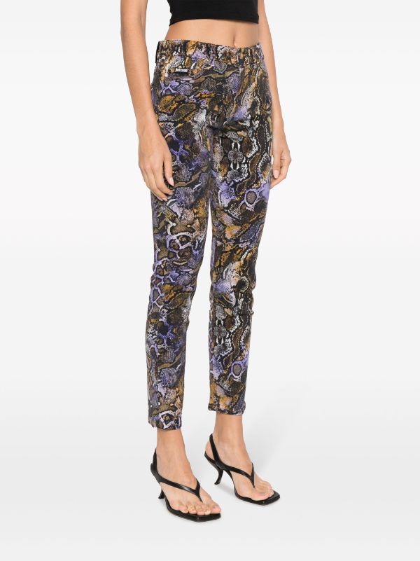 Just Cavalli snakeskin-print Skinny Trousers - Farfetch