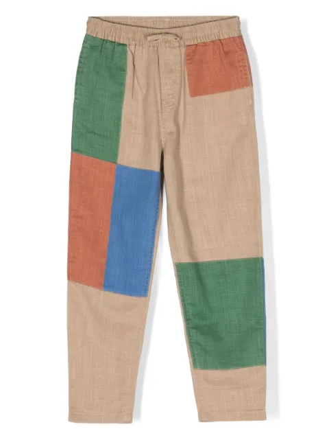 Stella McCartney Kids patchwork cotton trousers