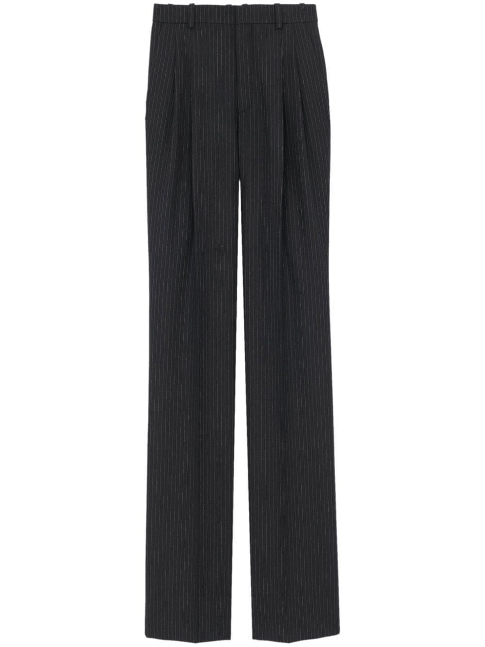 Saint Laurent Flared broek Zwart