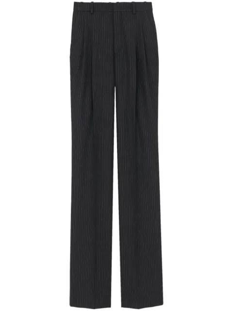 Saint Laurent striped flared trousers