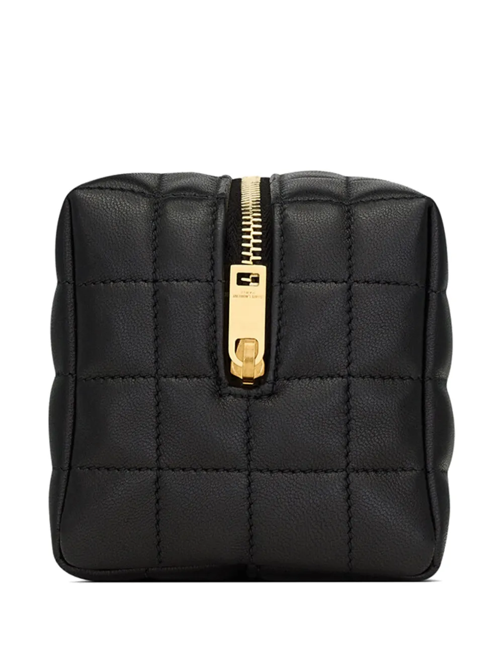 Saint Laurent Cassandre quilted-leather Makeup Bag - Farfetch