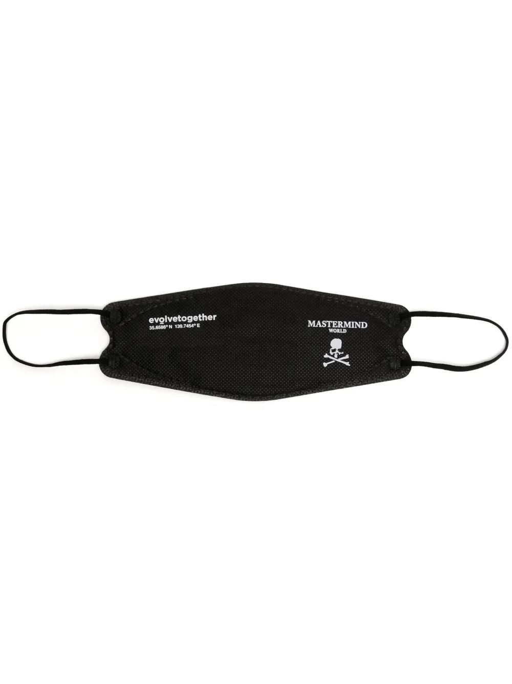 Mastermind Japan X Evolvetogether Logo-print Face Mask (pack Of 30) In Black