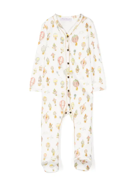 Atelier Choux Pyjama mit Illustrations-Print