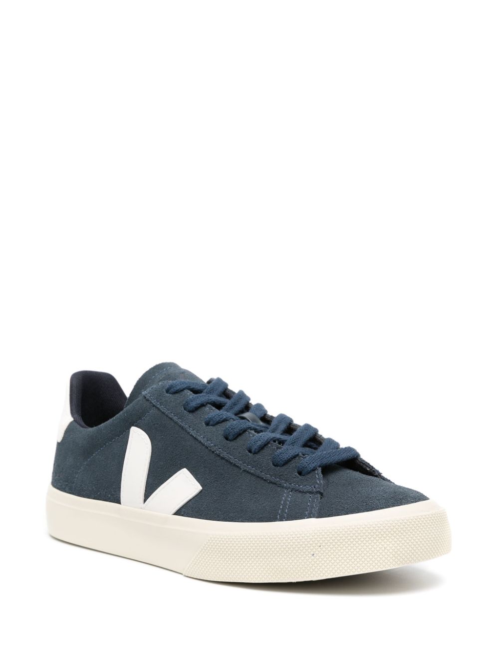 Shop Veja Campo Suede Sneakers In Blue