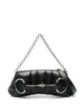 Gucci medium Horsebit Chain shoulder bag - Black