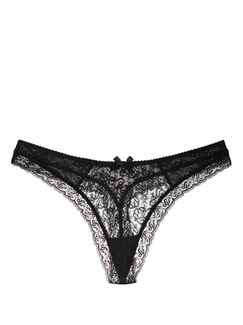 AGENT PROVOCATEUR MERCY CHANTILLY-LACE THONG