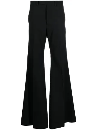 Rick Owens Wide Astaires フレアパンツ | ブラック | FARFETCH JP