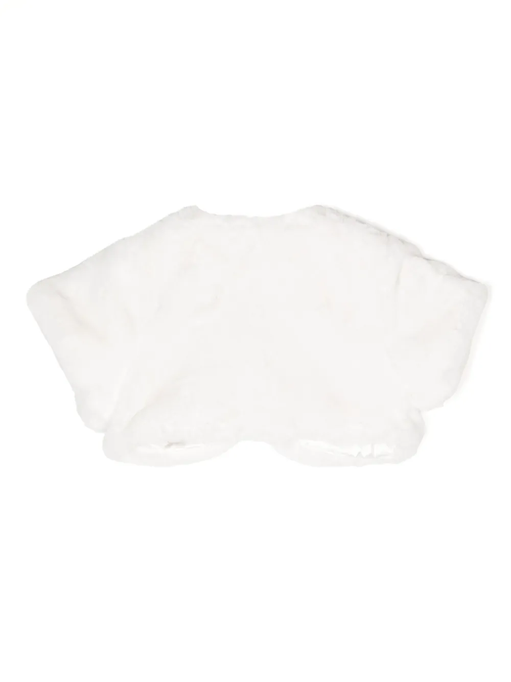 Rachel Riley Diamante fleece-texture bolero - Wit
