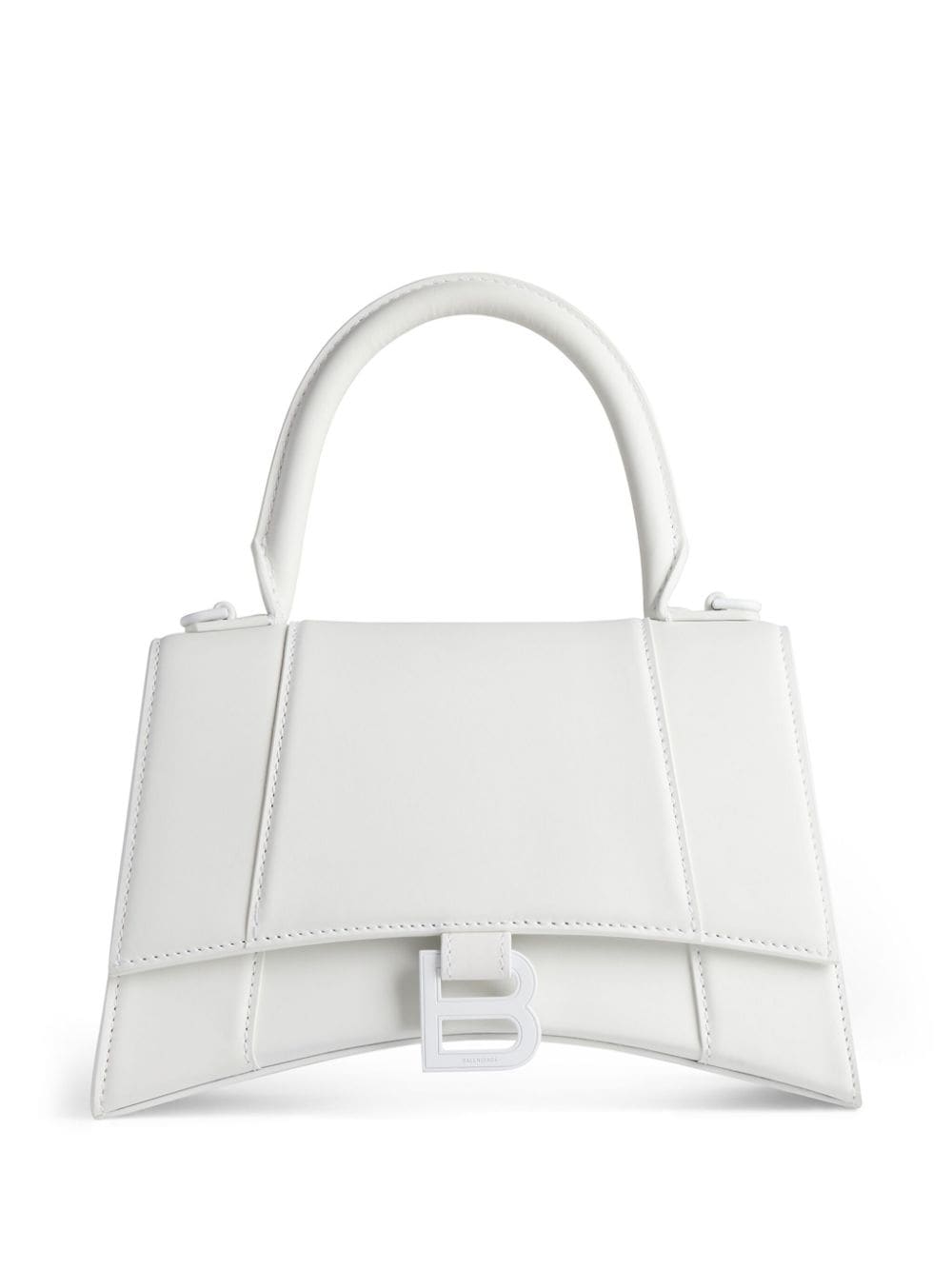 Balenciaga Small Hourglass Top-handle Bag In White