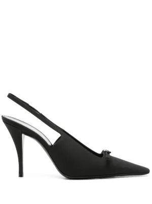 SAINT LAURENT ハイヒール ブラック/ホワイト Saint Laurent（サンローラン）ウィメンズ パンプス - FARFETCH