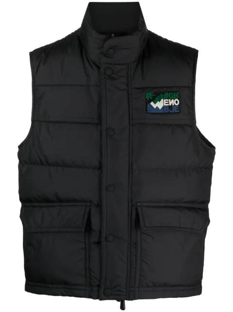 Moncler Grenoble lgoo-patch padded gilet