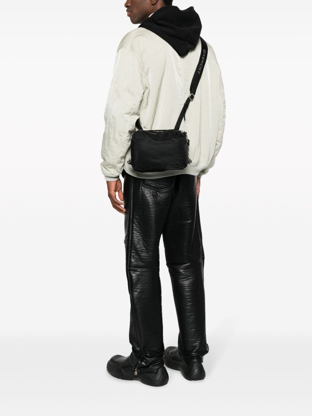 Shop Givenchy Small Pandora Shoulder Bag In Schwarz