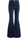 alice + olivia Beautiful high-rise bell-bottom jeans - Blue