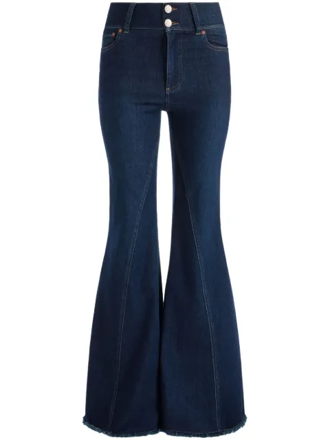 alice + olivia Beautiful high-rise bell-bottom jeans