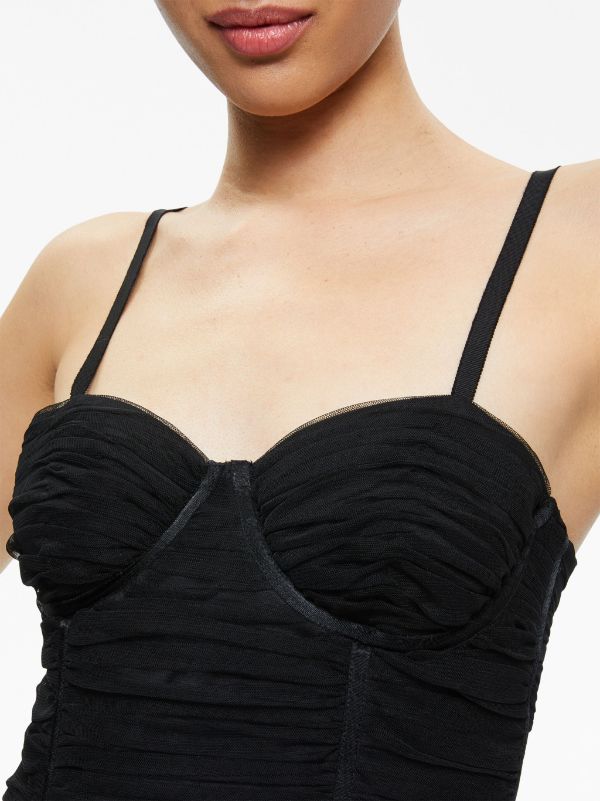 DAMIA RUCHED BUSTIER TOP