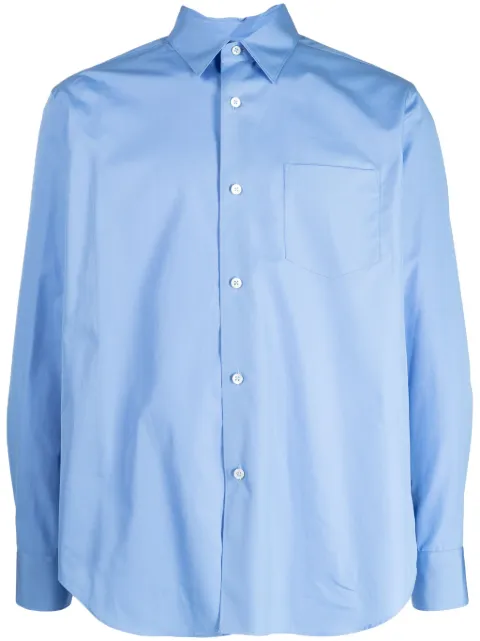 Fumito Ganryu long-sleeve cotton shirt