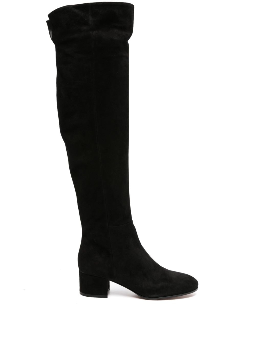 Shop Gianvito Rossi Rolling Mid 50mm Knee-high Boots In Black