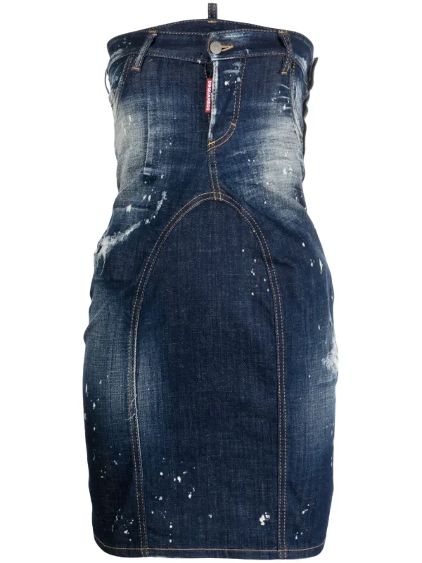 Pencil 2024 denim dress