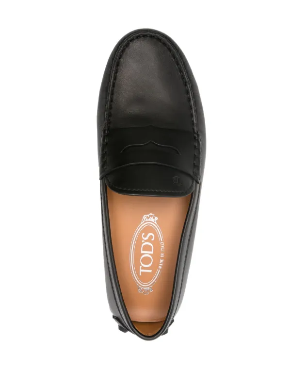 Tod's レザー ペニーローファー | ブラック | FARFETCH JP