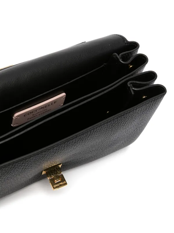 Coccinelle Binxie Leather Satchel Bag Black FARFETCH VN