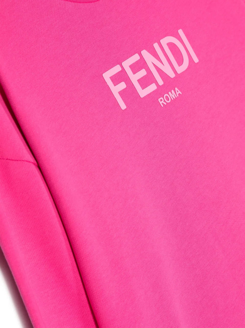 Fendi Kids Sweater met logoprint Roze