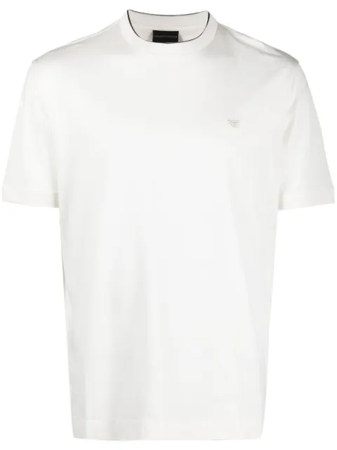 Emporio Armani logo-embroidered short-sleeve T-shirt