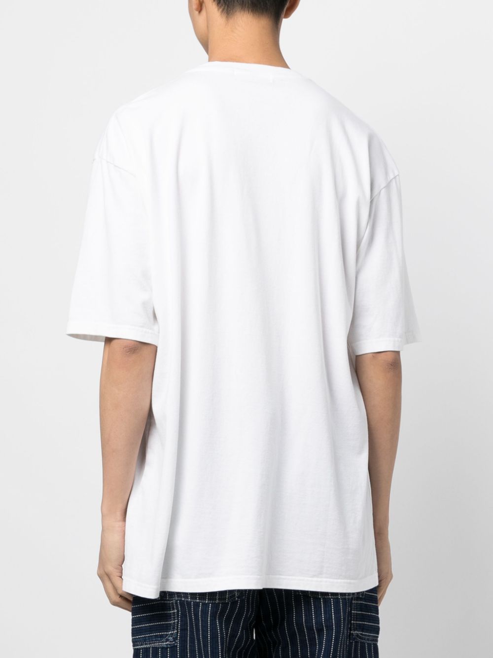 Shop Undercover Graphic-print Cotton T-shirt In White