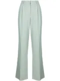 Lorena Antoniazzi high-waist wide-leg trousers - Green