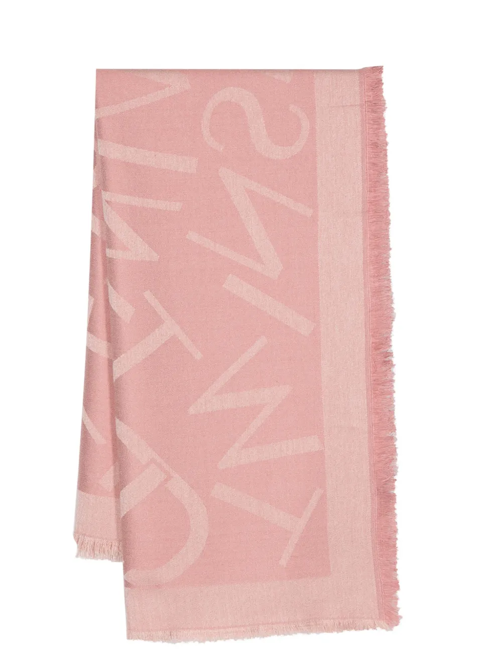 TWINSET Sjaal met jacquard logo Roze