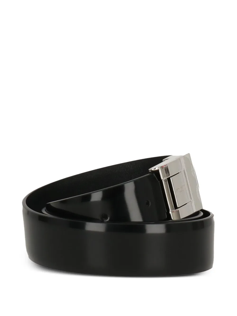 Saint Laurent Riem met gegraveerd logo Zwart