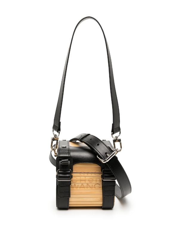 Feng Chen Wang logo-embossed Square Bamboo Bag - Farfetch