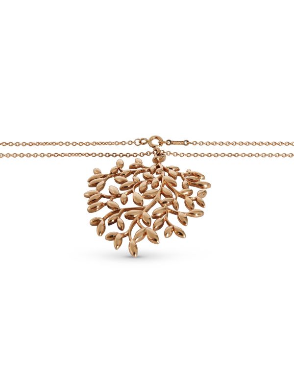 Tiffany olive tree on sale necklace