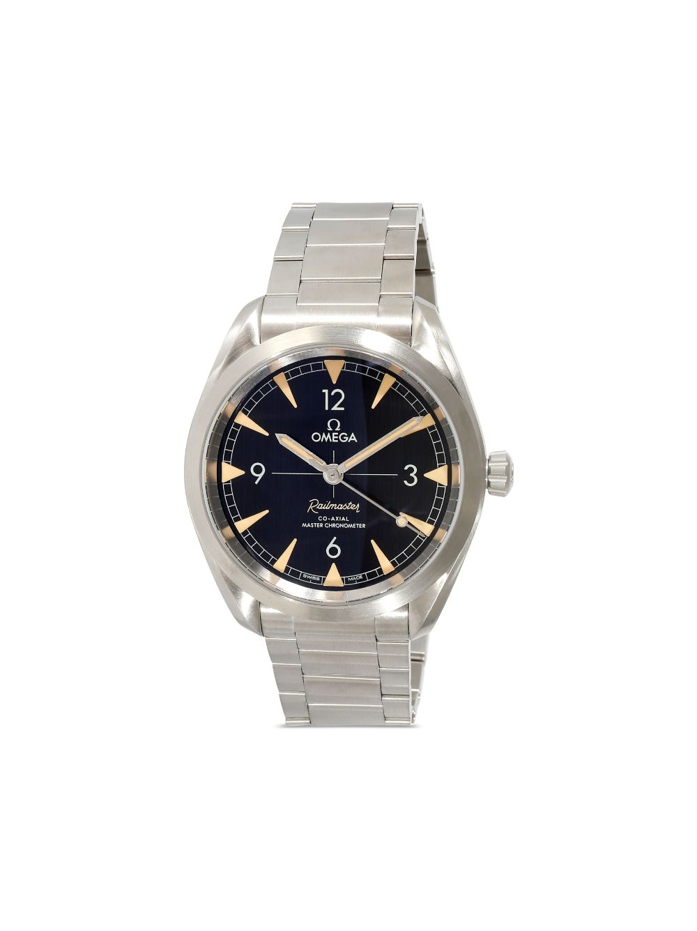 Pre-owned Omega 2020s  Seamaster Railmaster 40mm In Blue