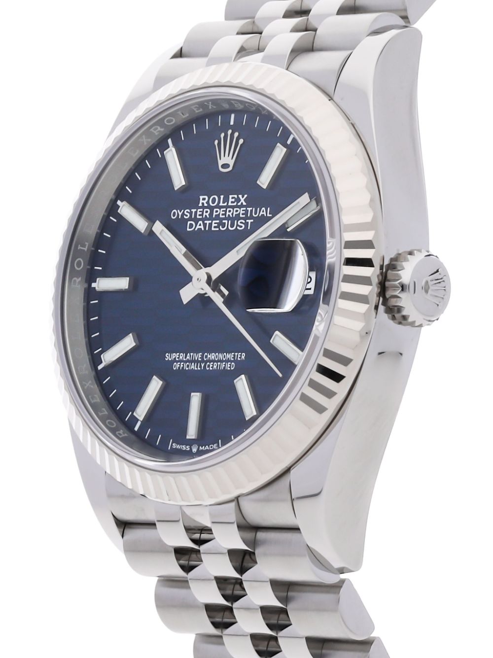 Rolex 2021 pre-owned Datejust horloge - BLUE