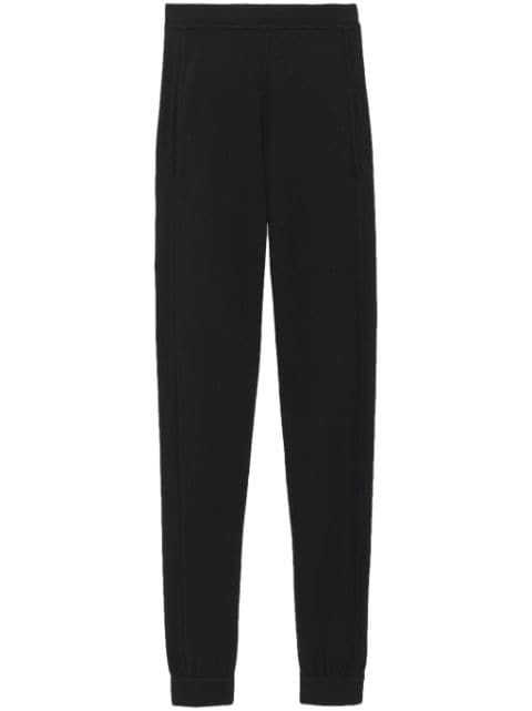 Saint Laurent high-waisted cashmere leggings